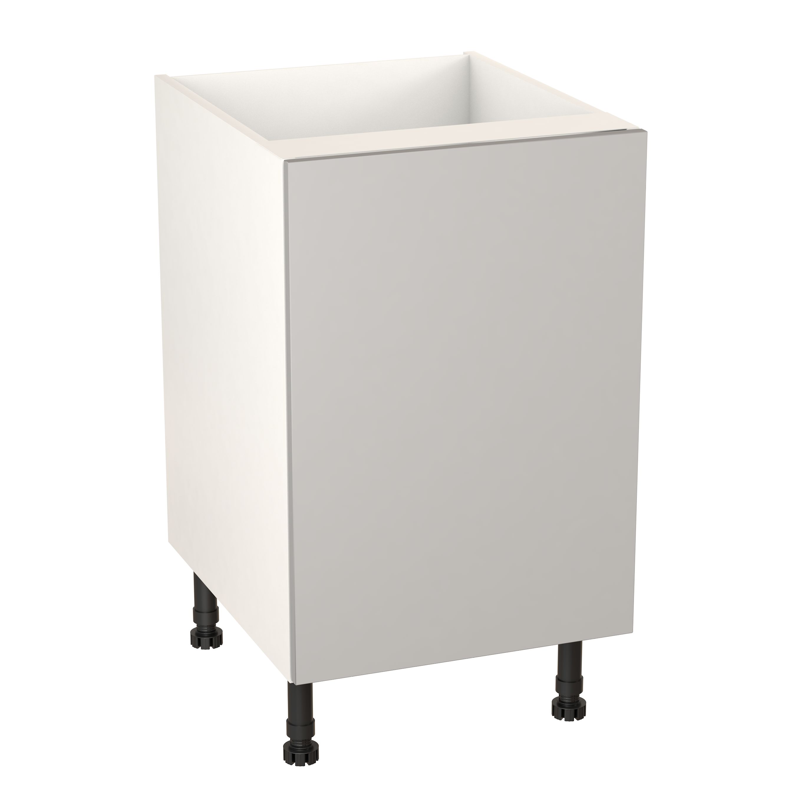 GoodHome Balsamita Matt grey slab Base Kitchen cabinet (W)500mm (H)720mm