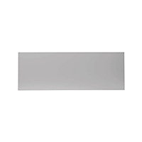 GoodHome Balsamita Matt grey slab Drawerline Cabinet door, (W)1000mm (H)356mm (T)16mm