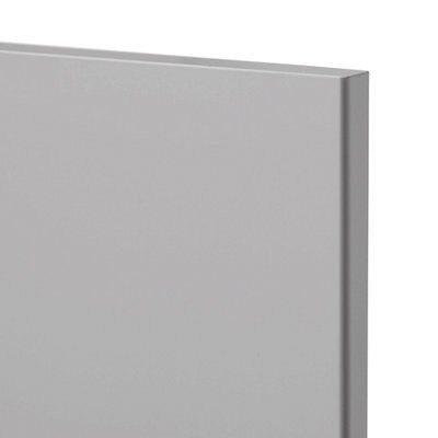 GoodHome Balsamita Matt grey slab Drawerline Cabinet door, (W)300mm (H)715mm (T)16mm