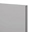 GoodHome Balsamita Matt grey slab Drawerline Cabinet door, (W)400mm (H)356mm (T)16mm
