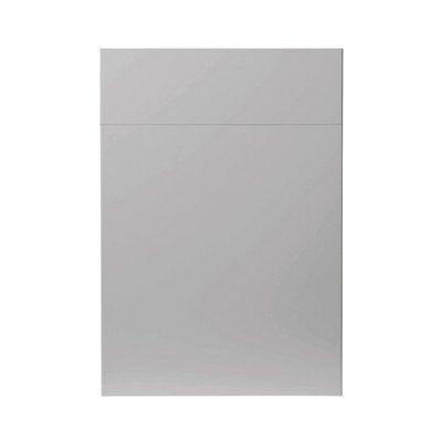 GoodHome Balsamita Matt grey slab Drawerline Cabinet door, (W)500mm (H)715mm (T)16mm