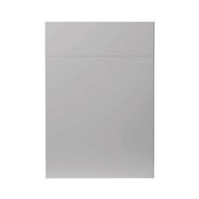 GoodHome Balsamita Matt grey slab Drawerline door & drawer front, (W)500mm