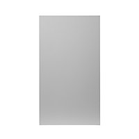 GoodHome Balsamita Matt grey slab Highline Cabinet door (W)400mm (H)715mm (T)16mm