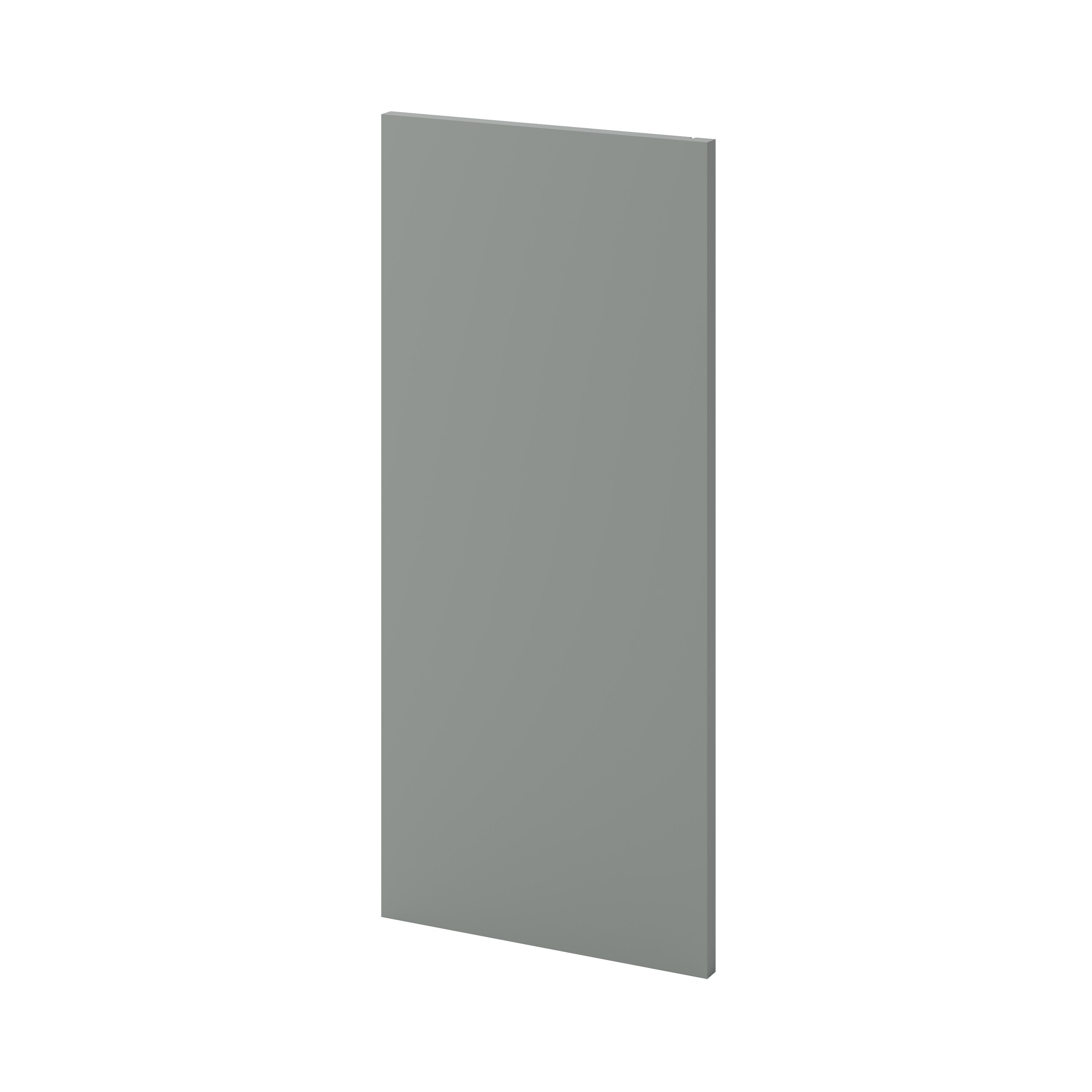 GoodHome Balsamita Matt grey slab Standard End panel (H)720mm (W)320mm
