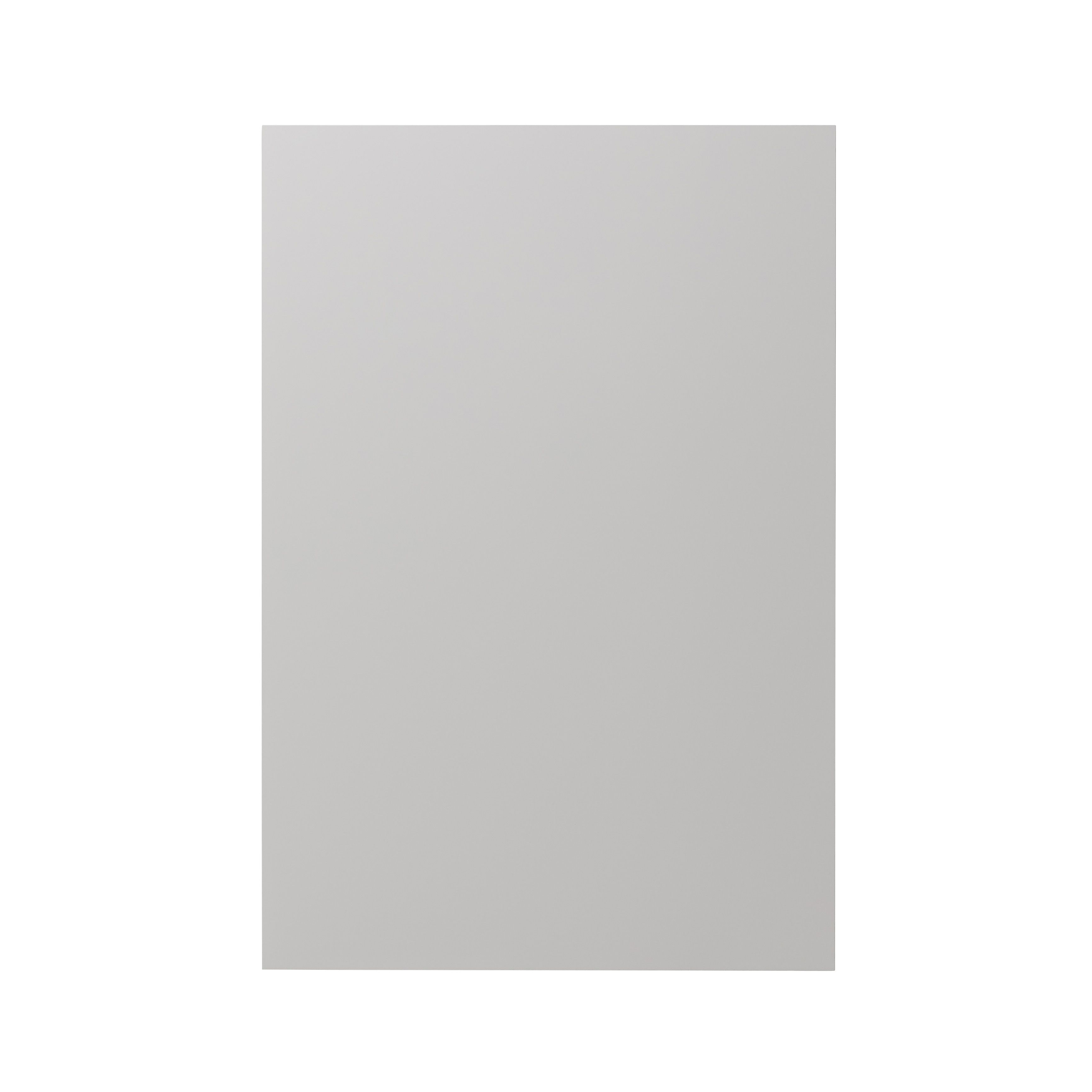 GoodHome Balsamita Matt grey slab Standard End panel (H)870mm (W)590mm