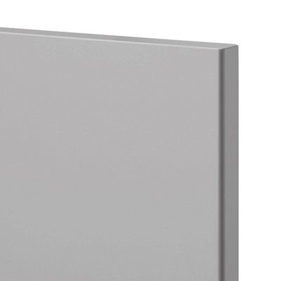 GoodHome Balsamita Matt grey slab Tall Cabinet door (W)150mm (H)895mm (T)16mm