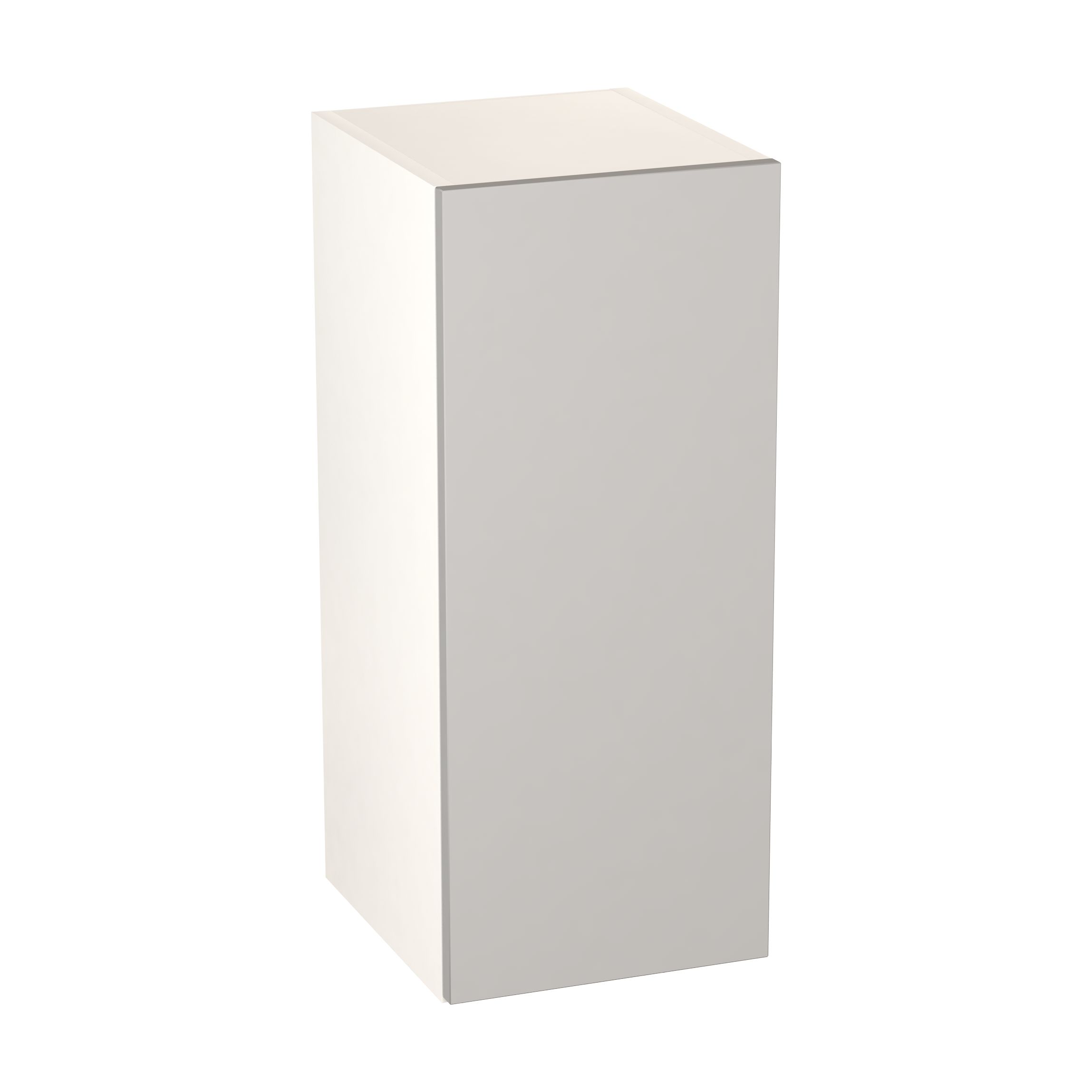 GoodHome Balsamita Matt grey slab Wall Kitchen cabinet (W)300mm (H)720mm