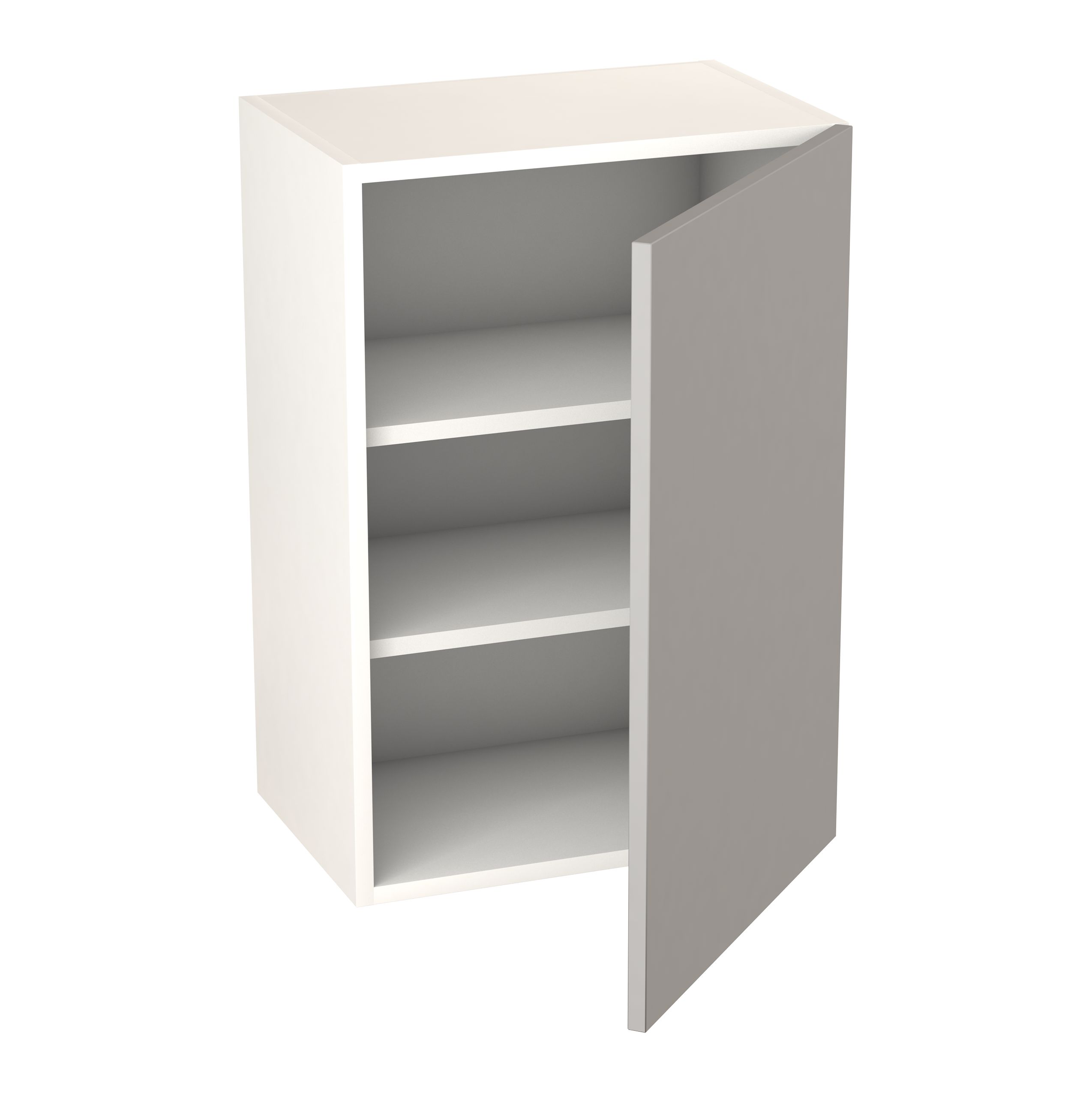 GoodHome Balsamita Matt grey slab Wall Kitchen cabinet (W)500mm (H)720mm