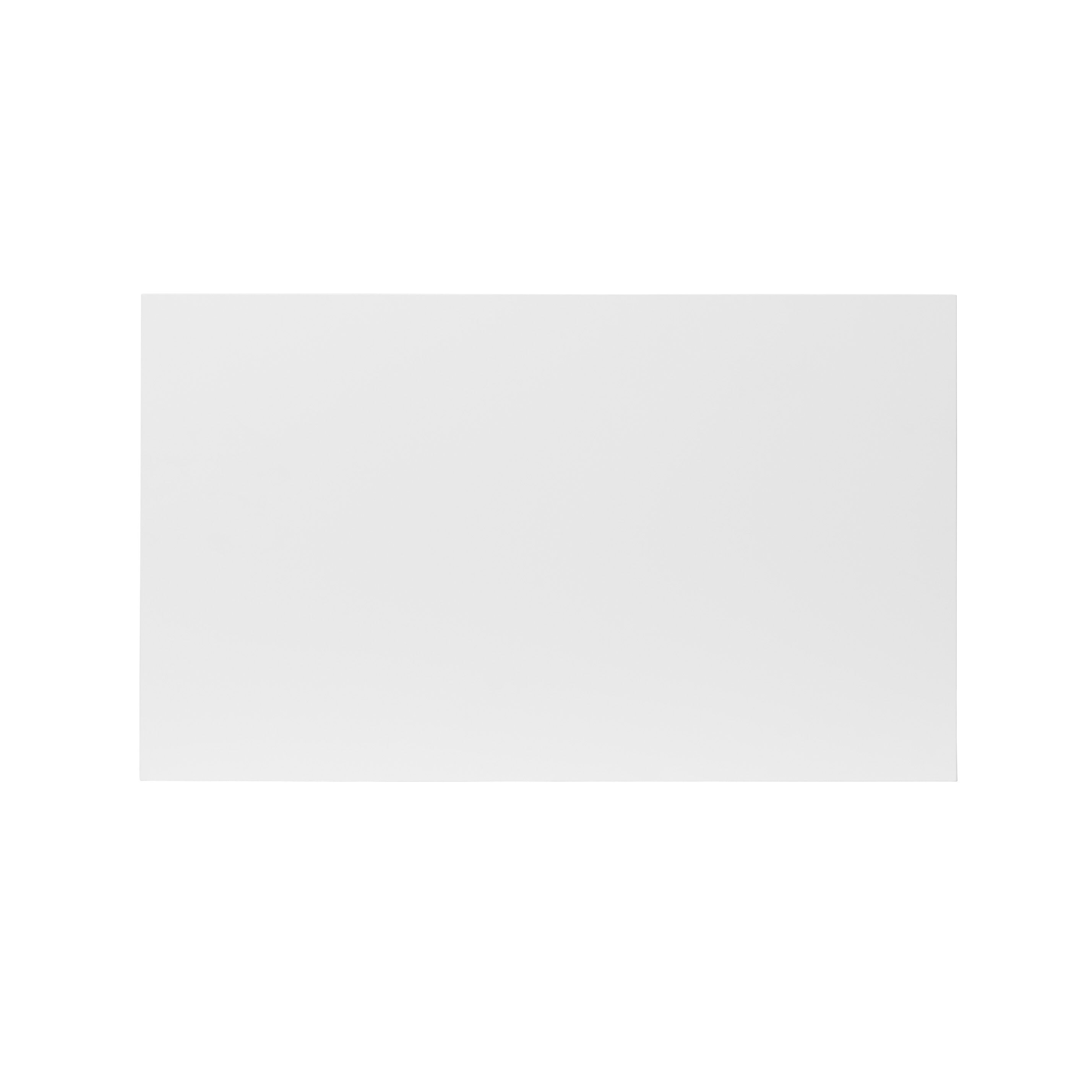 GoodHome Balsamita Matt white slab Drawer front, bridging door & bi fold door, (W)600mm (H)356mm (T)16mm