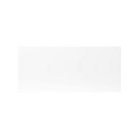 GoodHome Balsamita Matt white slab Drawerline Cabinet door, (W)800mm (H)356mm (T)16mm