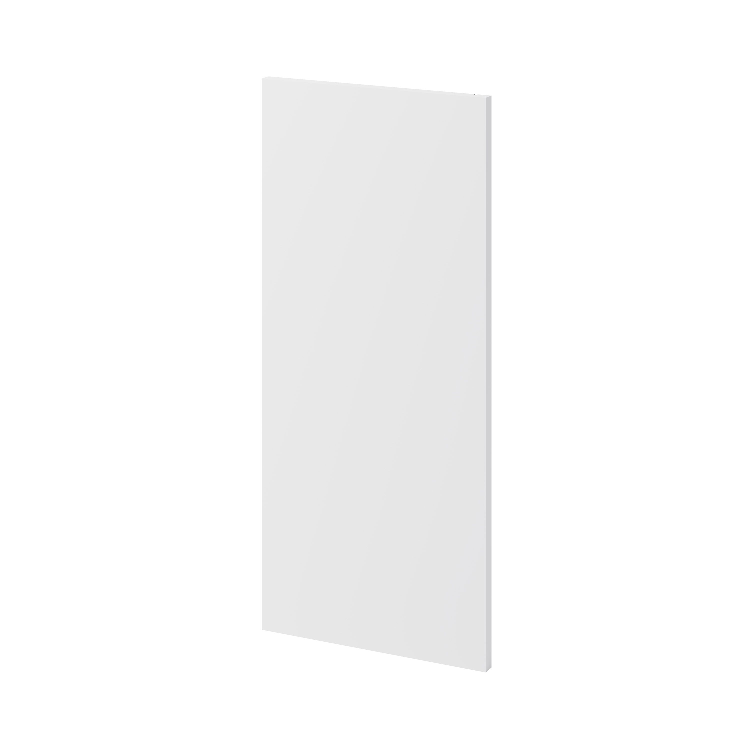 GoodHome Balsamita Matt white slab Standard End panel (H)720mm (W)320mm