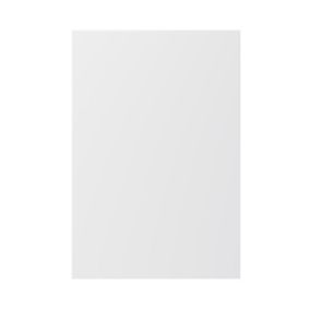 GoodHome Balsamita Matt white slab Standard End panel (H)870mm (W)590mm