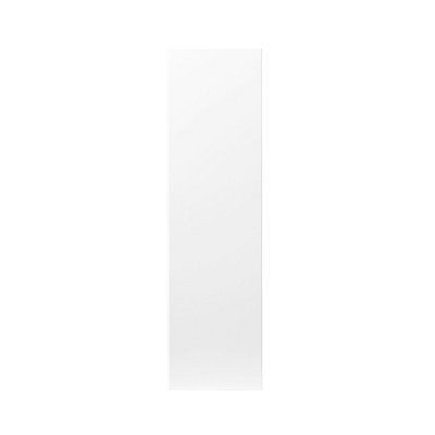 GoodHome Balsamita Matt white slab Tall Cabinet door (W)250mm (H)895mm (T)16mm