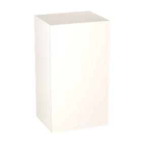 GoodHome Balsamita Matt white slab Wall Kitchen cabinet (W)400mm (H)720mm