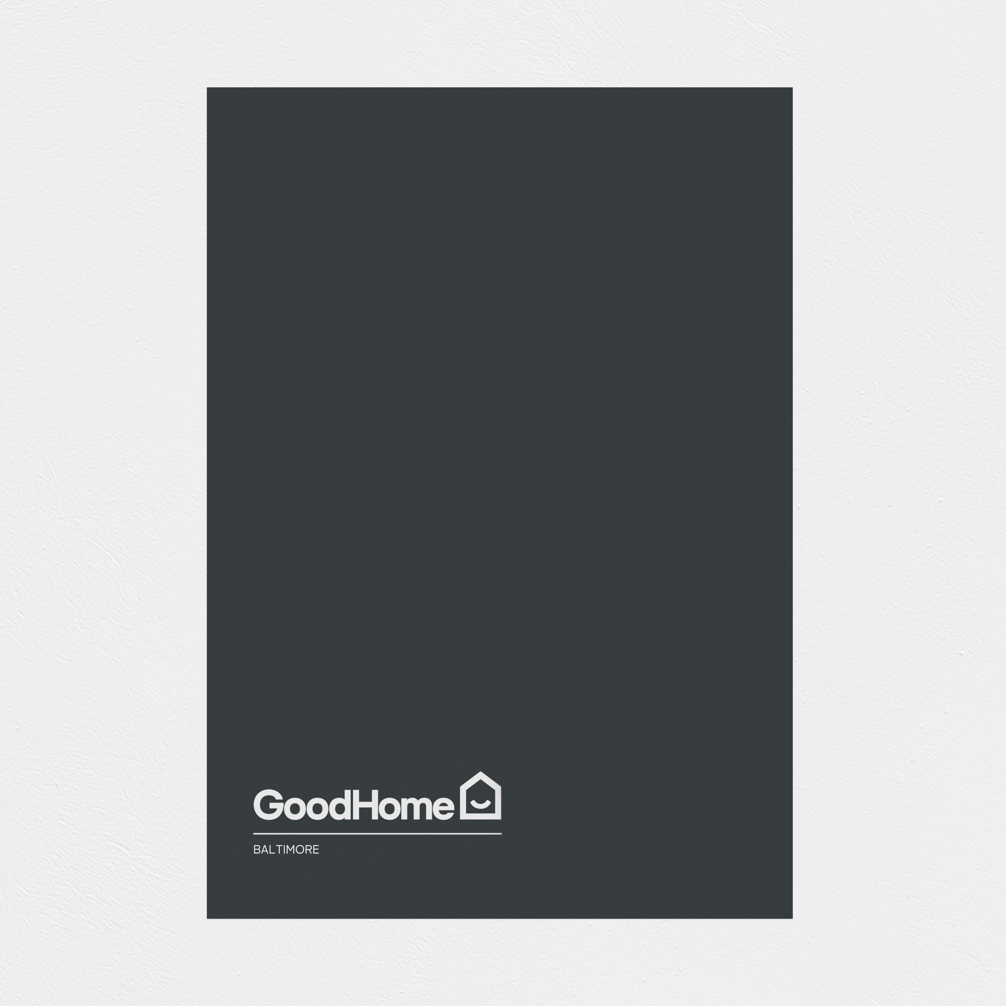 GoodHome Baltimore Smooth Matt Masonry paint, 5L Tin