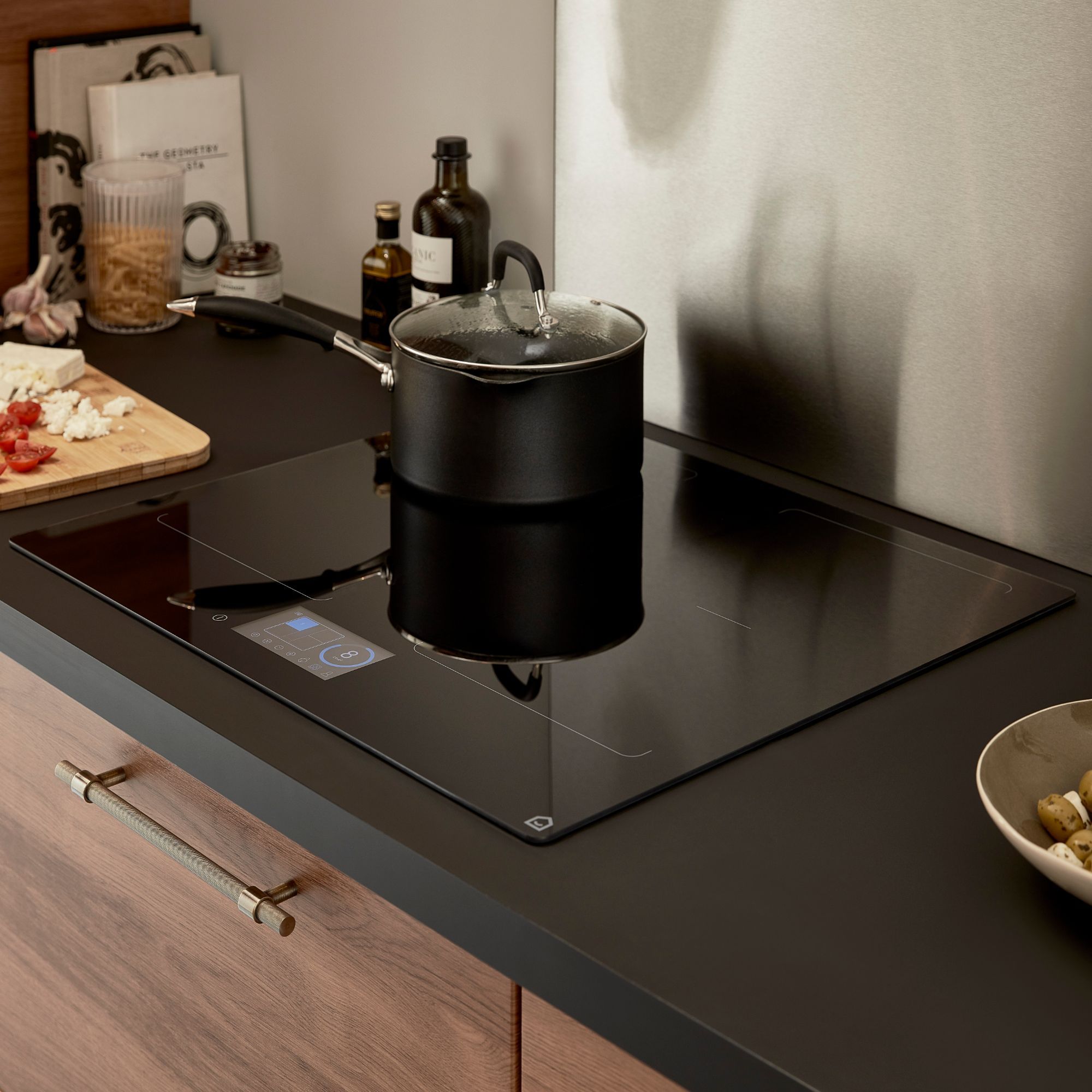 GoodHome Bamia GHIHAC60 59cm Induction Hob - Black
