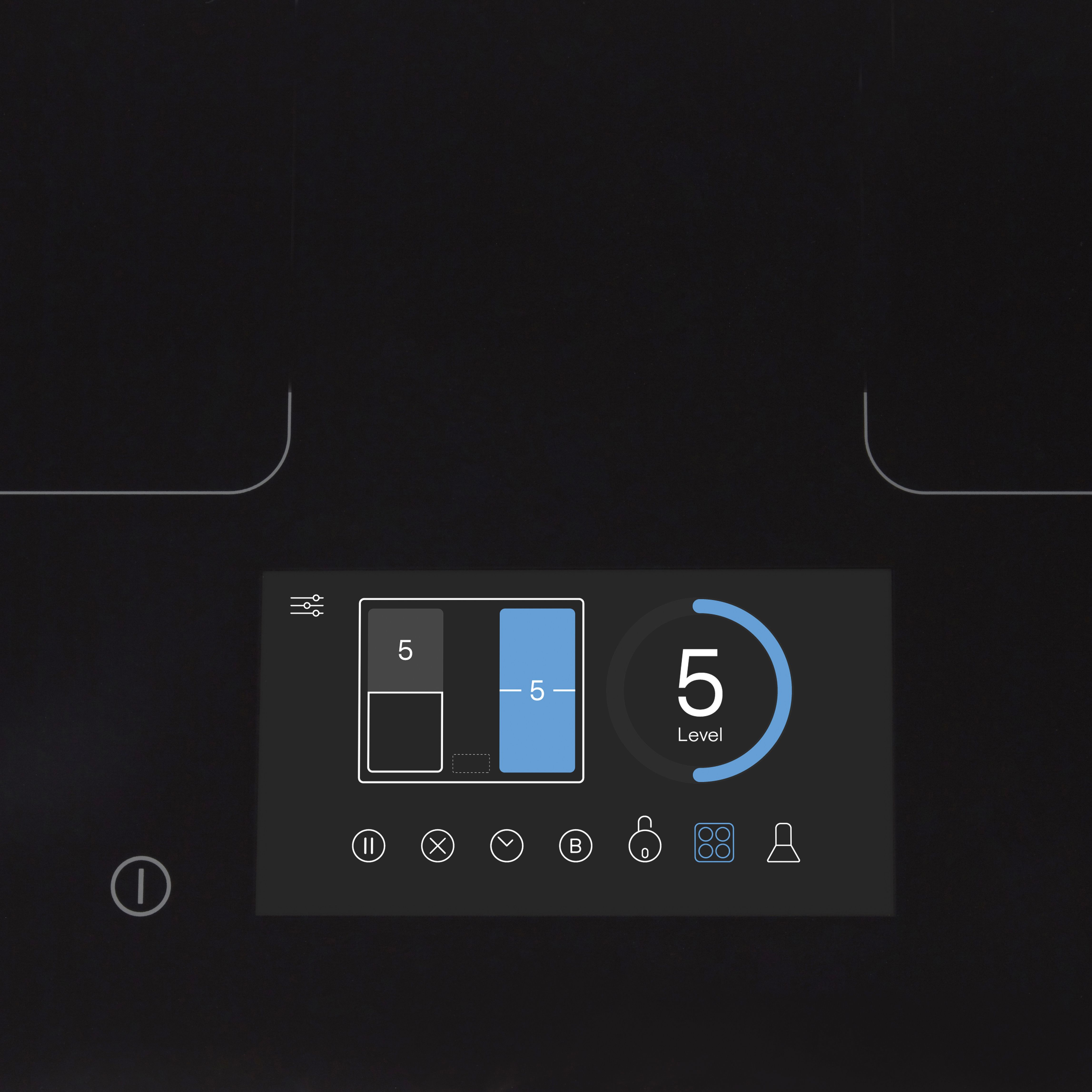 GoodHome Bamia GHIHAC60 59cm Induction Hob - Black