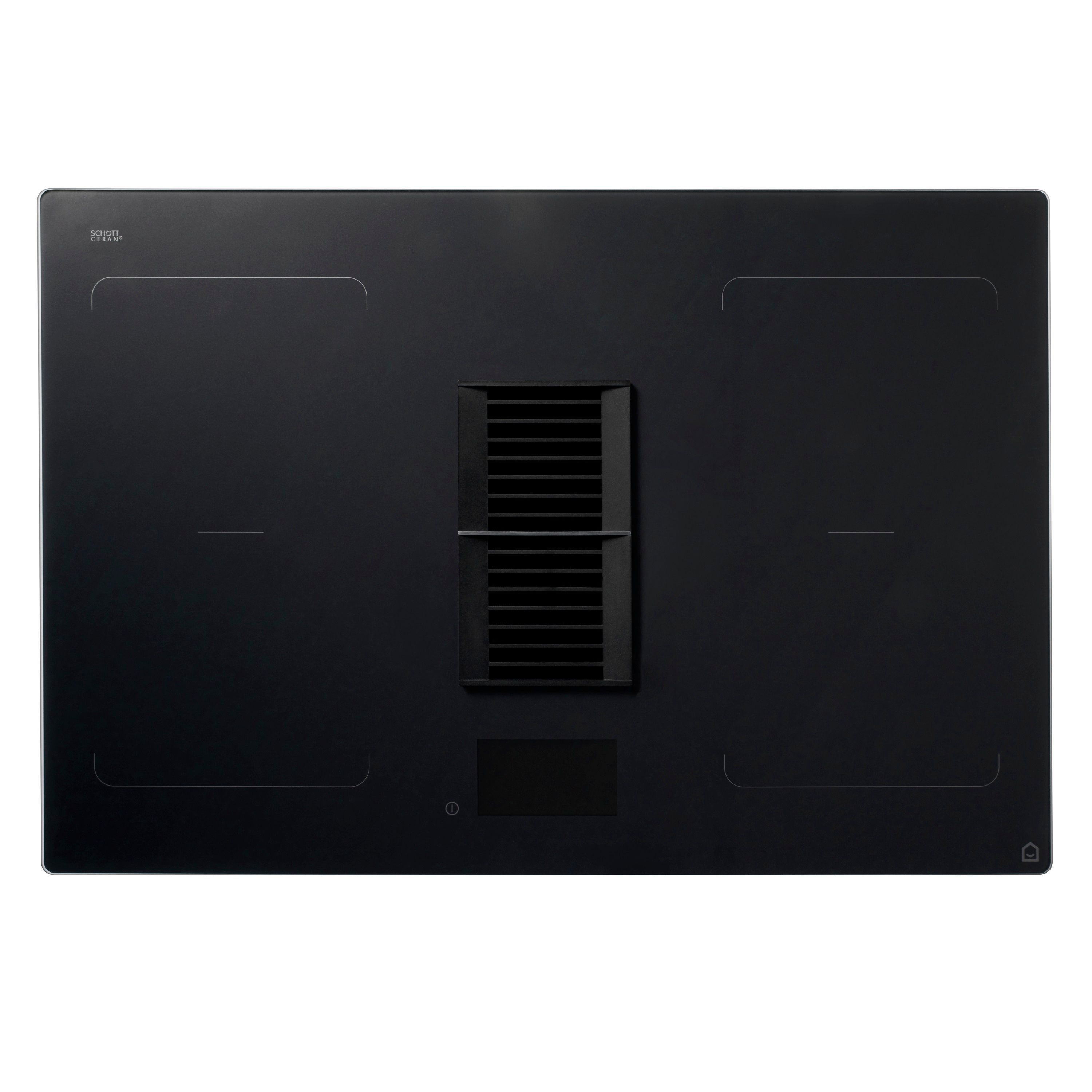 GoodHome Bamia GHIHEF77 77cm Induction Hob - Black