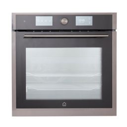 GoodHome Bamia GHPY71 Black Built-in Single Pyrolytic Oven