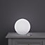 GoodHome Baoule Ball White Round Table light