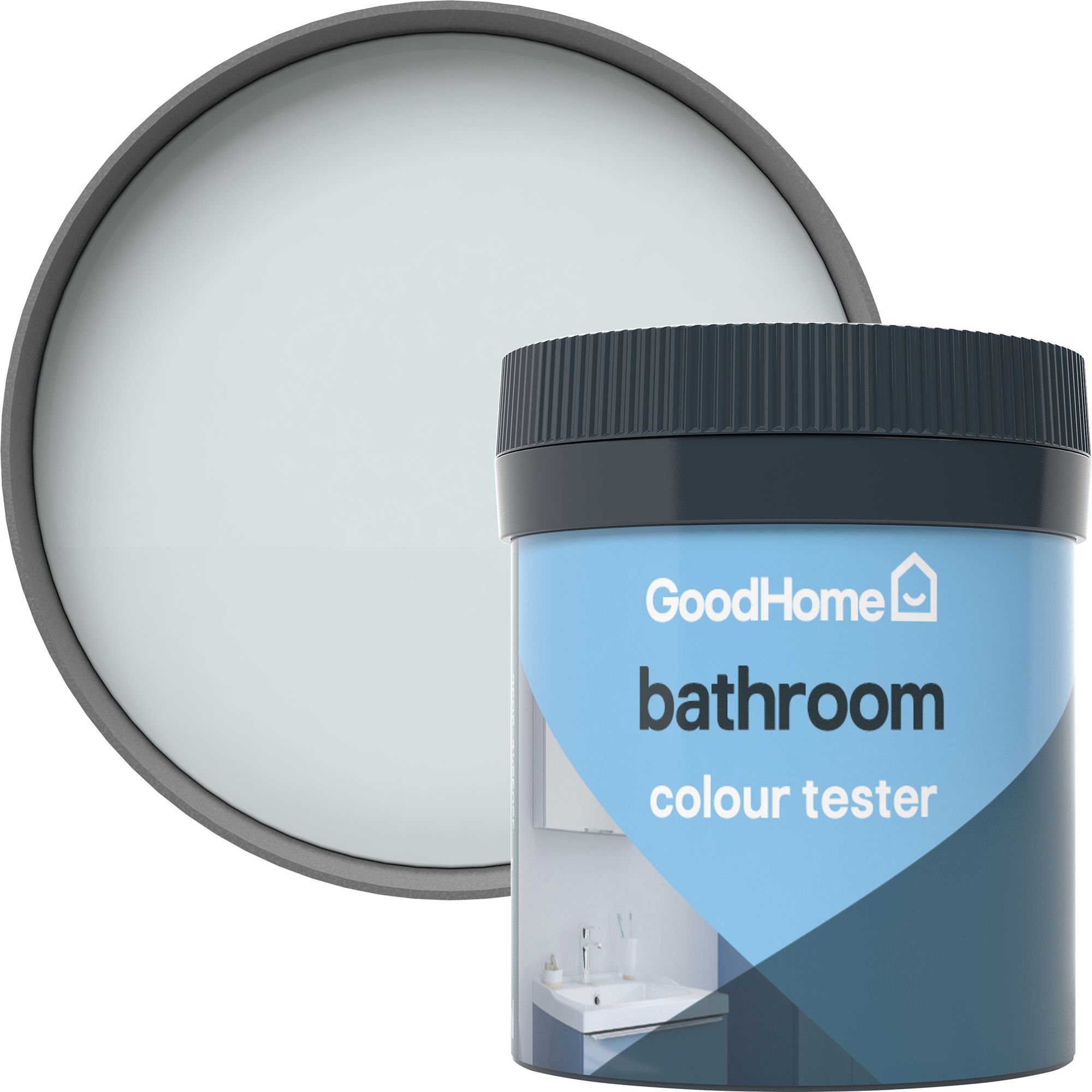 GoodHome Bathroom Hamptons Soft sheen Wall & ceiling Emulsion paint, 50ml Tester pot