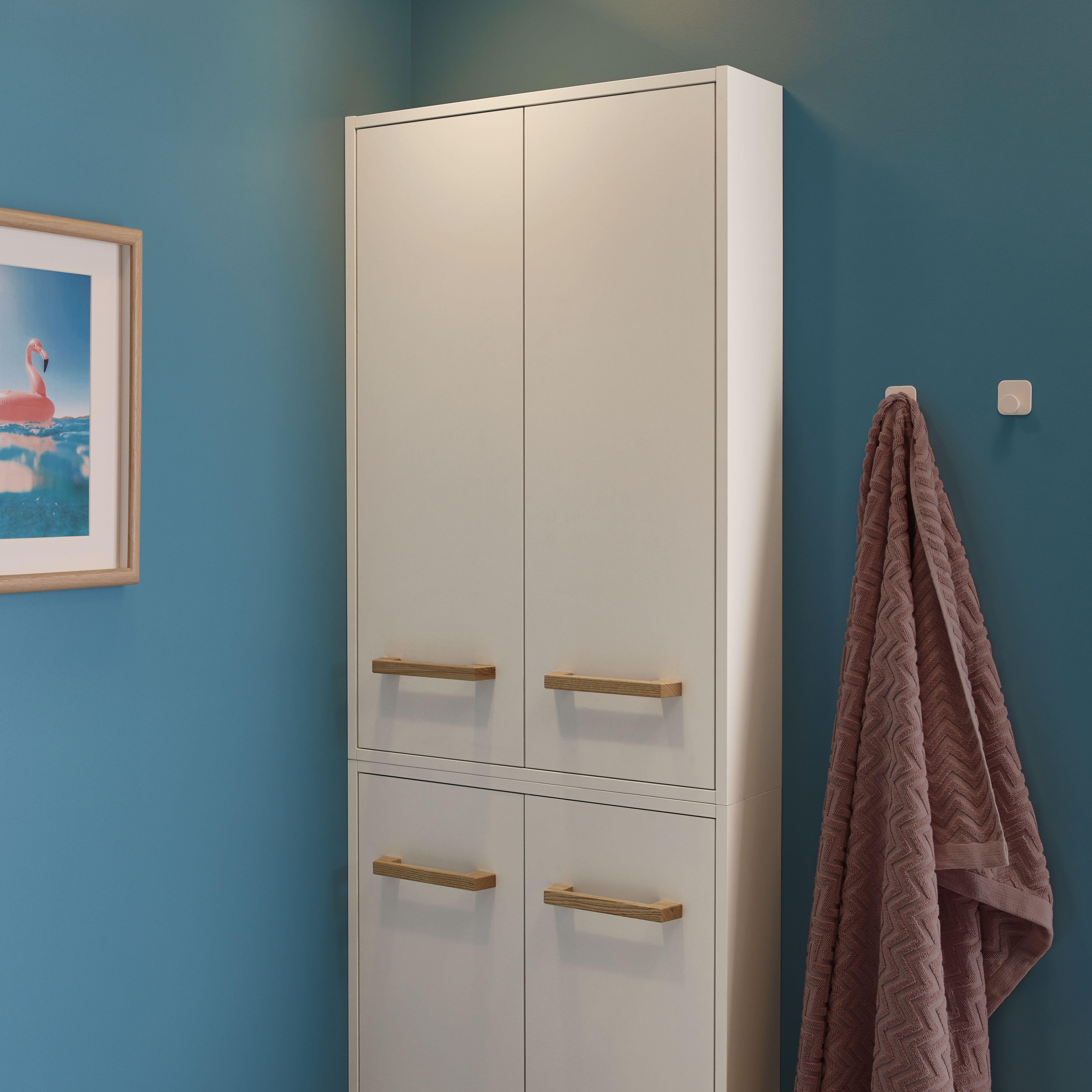 GoodHome Bathroom Nice Soft sheen Wall & ceiling Emulsion paint, 50ml Tester pot