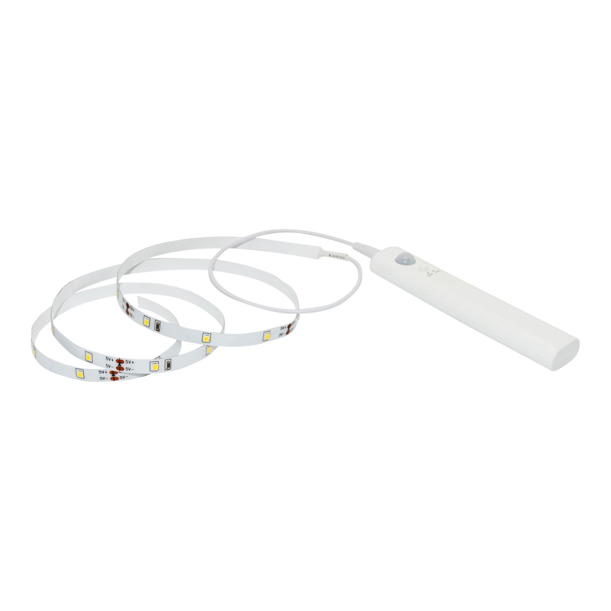 GoodHome Battery-powered LED Neutral white Strip light IP20 130lm (L)1m