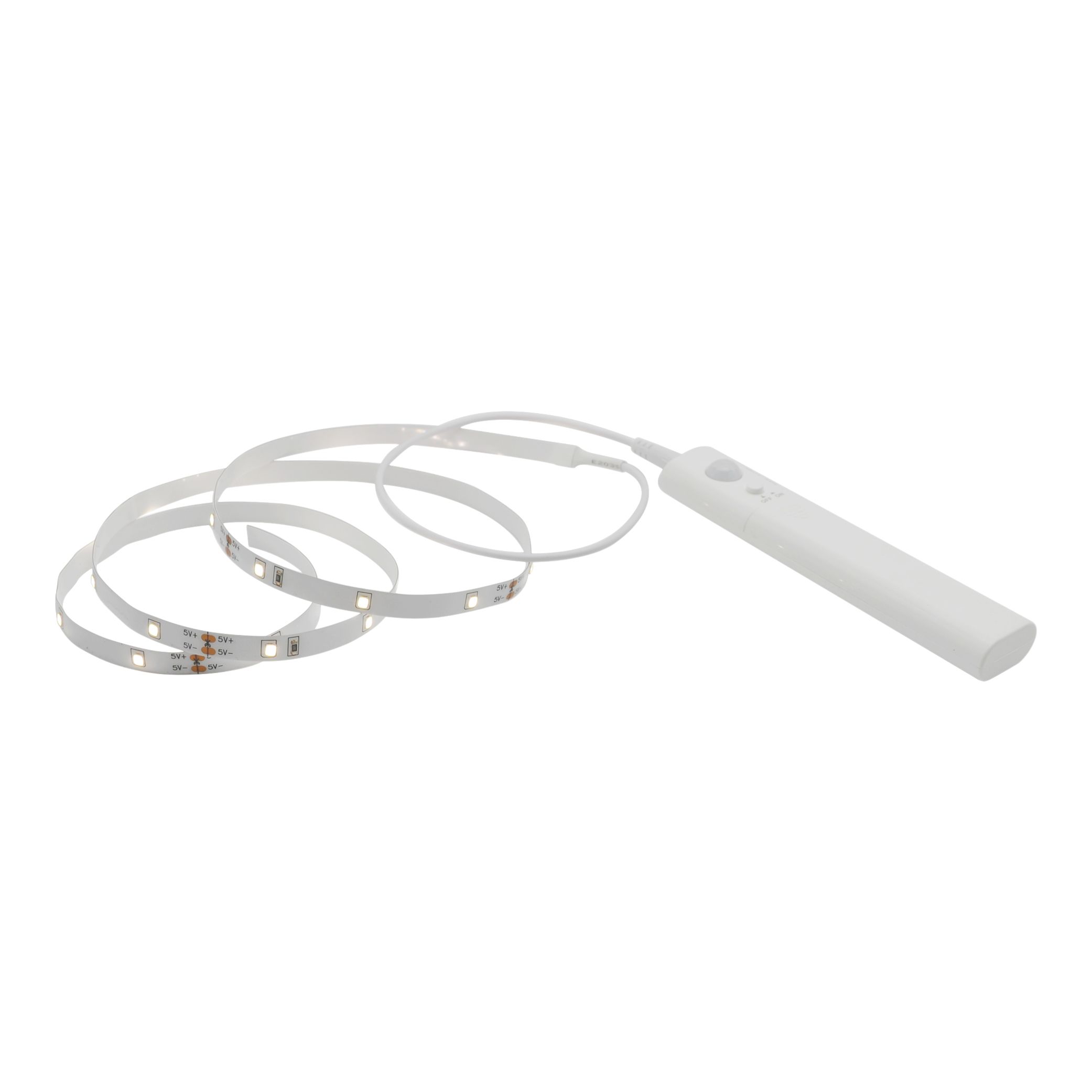GoodHome Battery-powered LED Neutral white Strip light IP20 130lm (L)1m