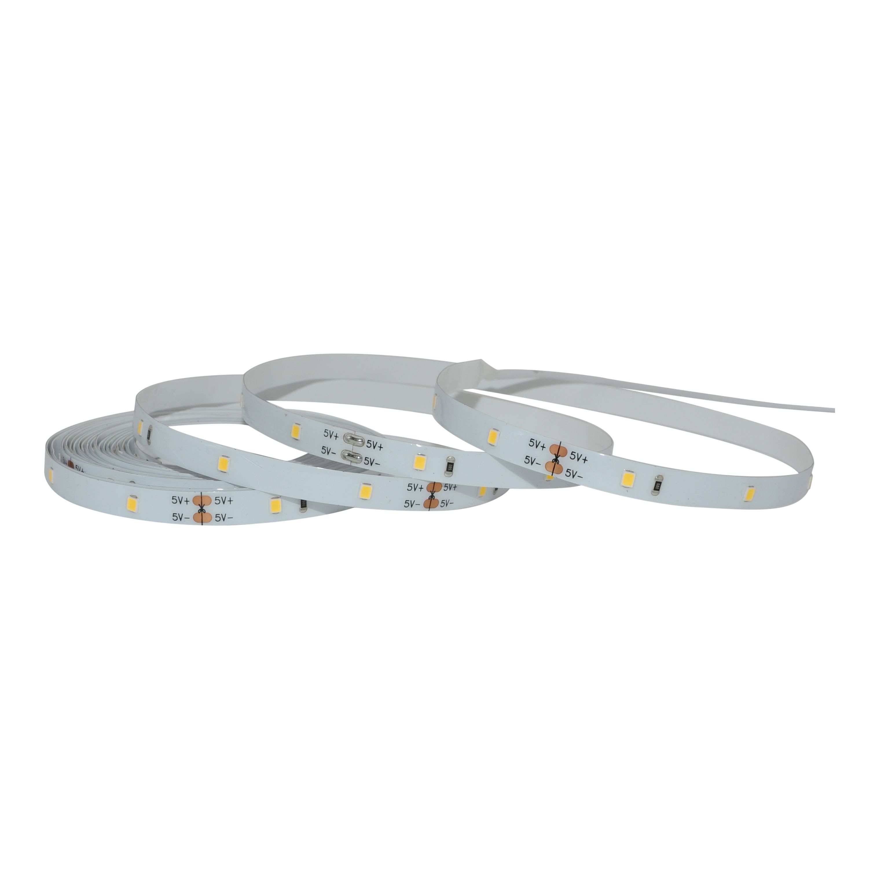 GoodHome Battery-powered LED Neutral white Strip light IP20 450lm (L)5m
