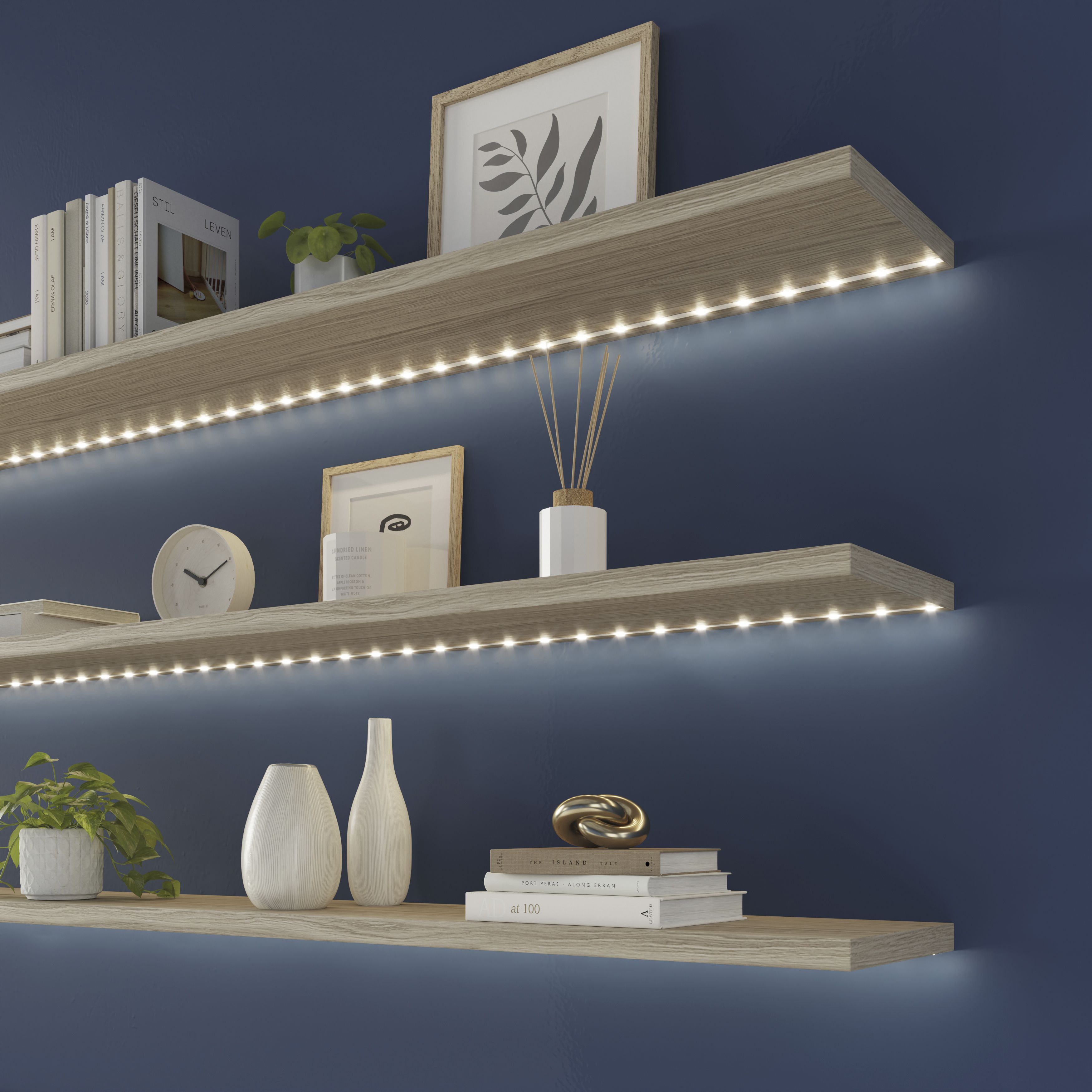 GoodHome Battery-powered LED RGB Strip light IP20 (L)2m