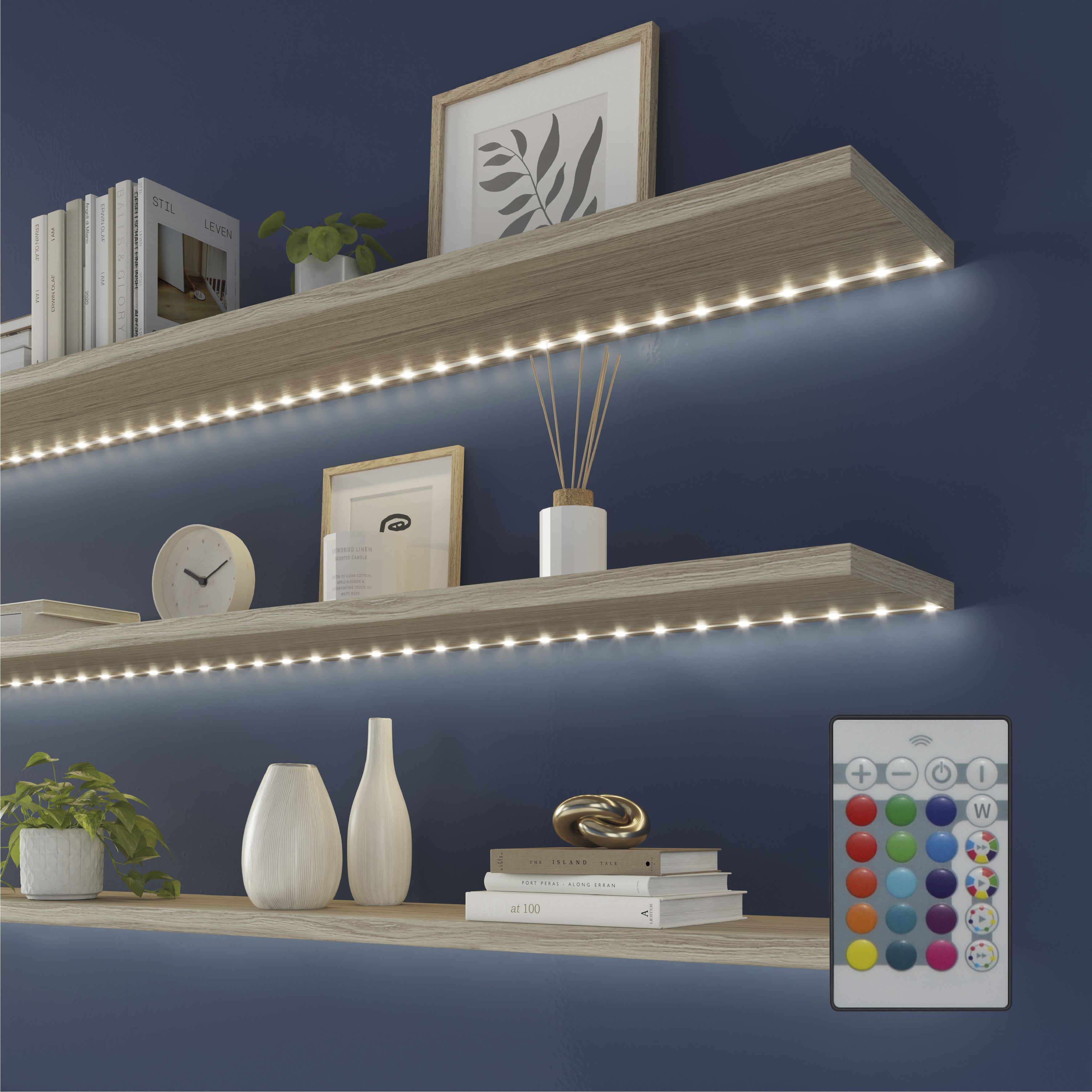 GoodHome Battery-powered LED RGB Strip light IP20 (L)2m