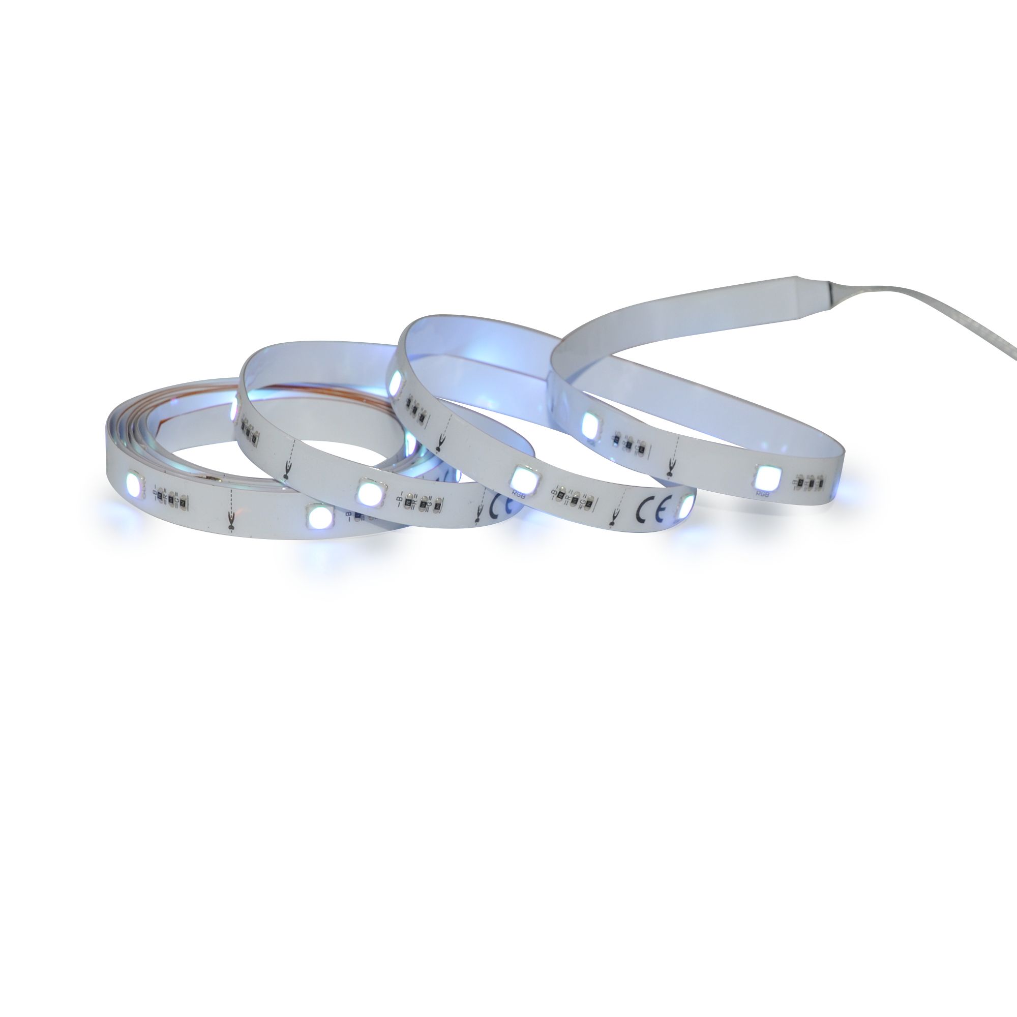GoodHome Battery-powered LED RGB Strip light IP20 (L)2m