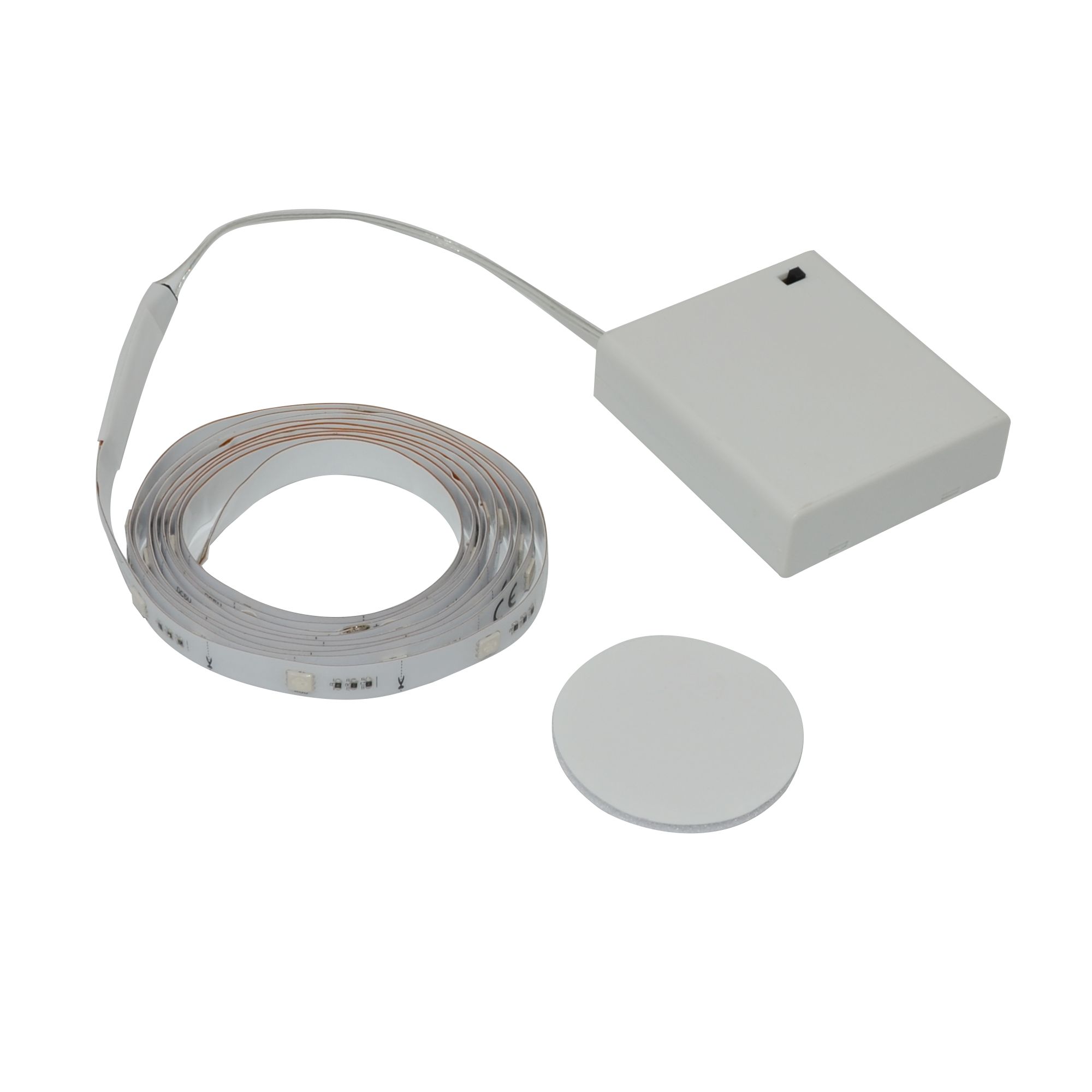 GoodHome Battery-powered LED RGB Strip light IP20 (L)2m