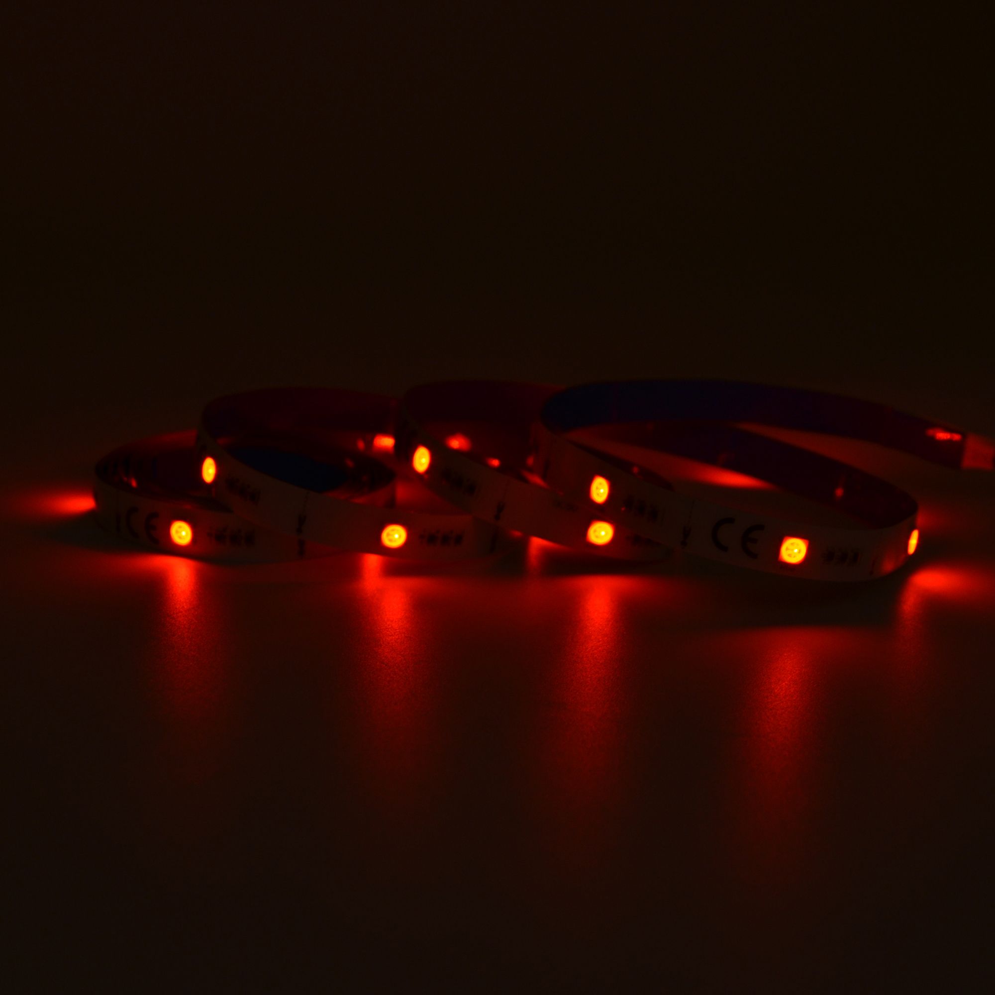 Red led light strip battery deals powered