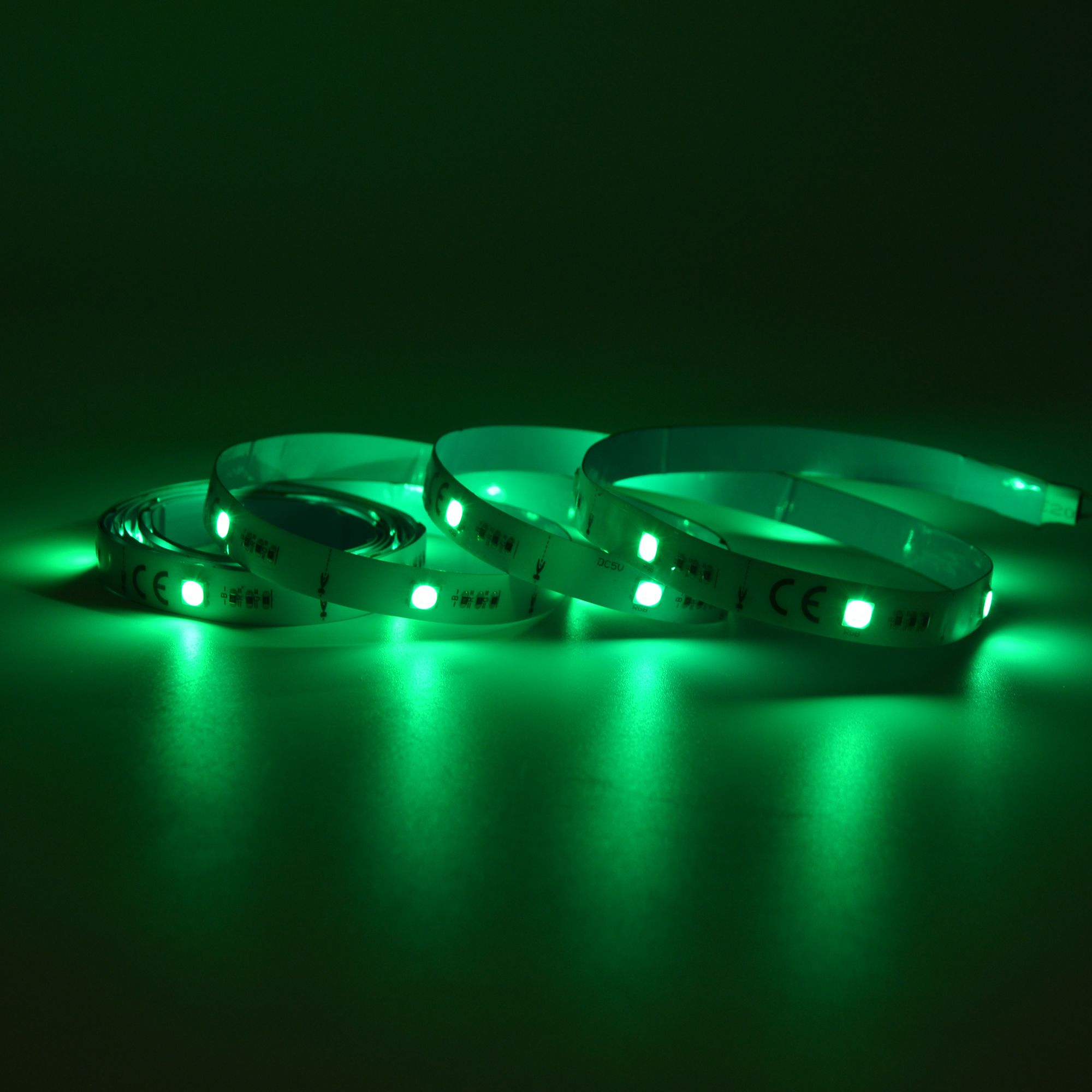 GoodHome Battery-powered LED RGB Strip light IP20 (L)2m