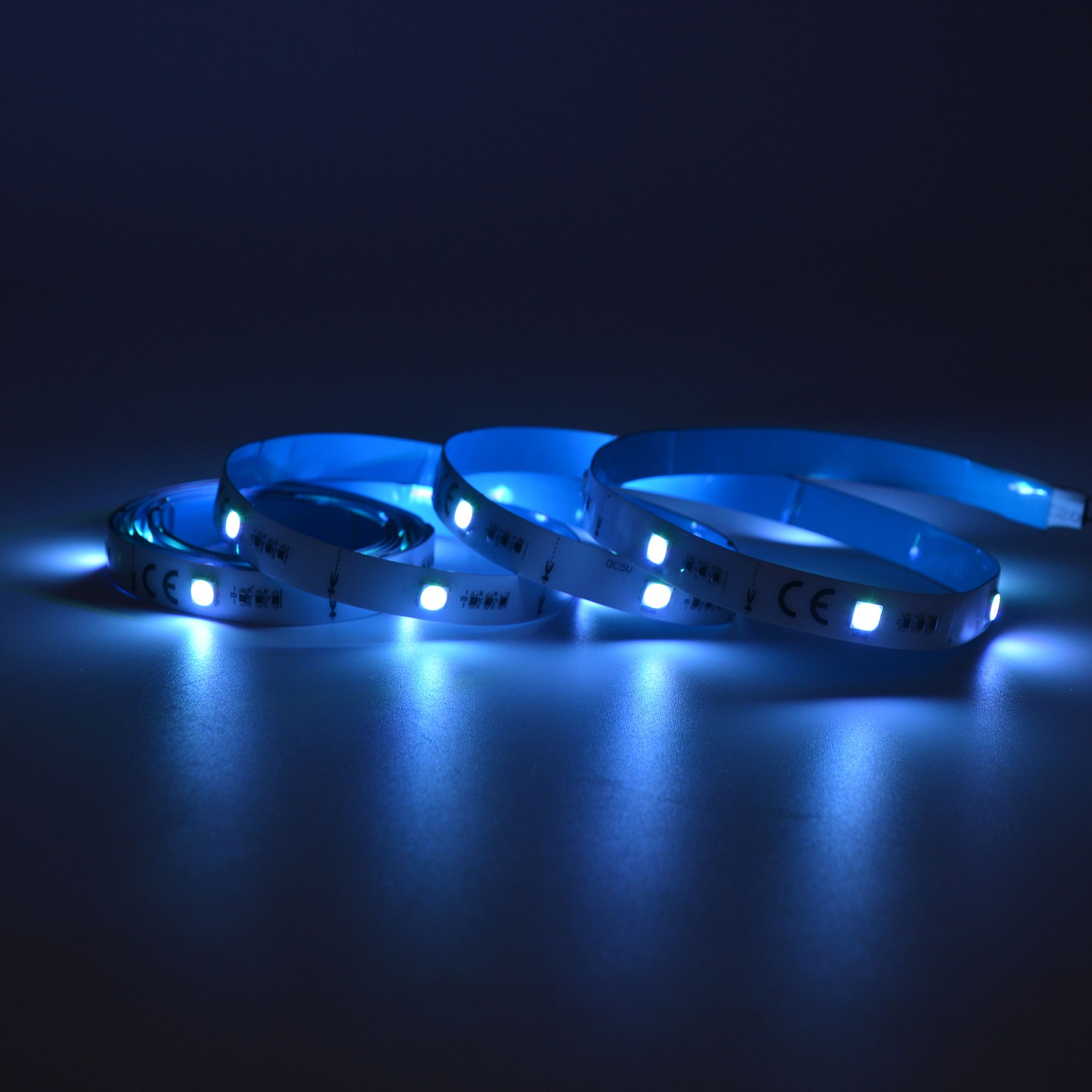GoodHome Battery-powered LED RGB Strip light IP20 (L)2m