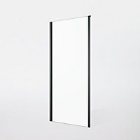 GoodHome Beloya Black Clear Shower panel (H)194.9cm (W)90cm