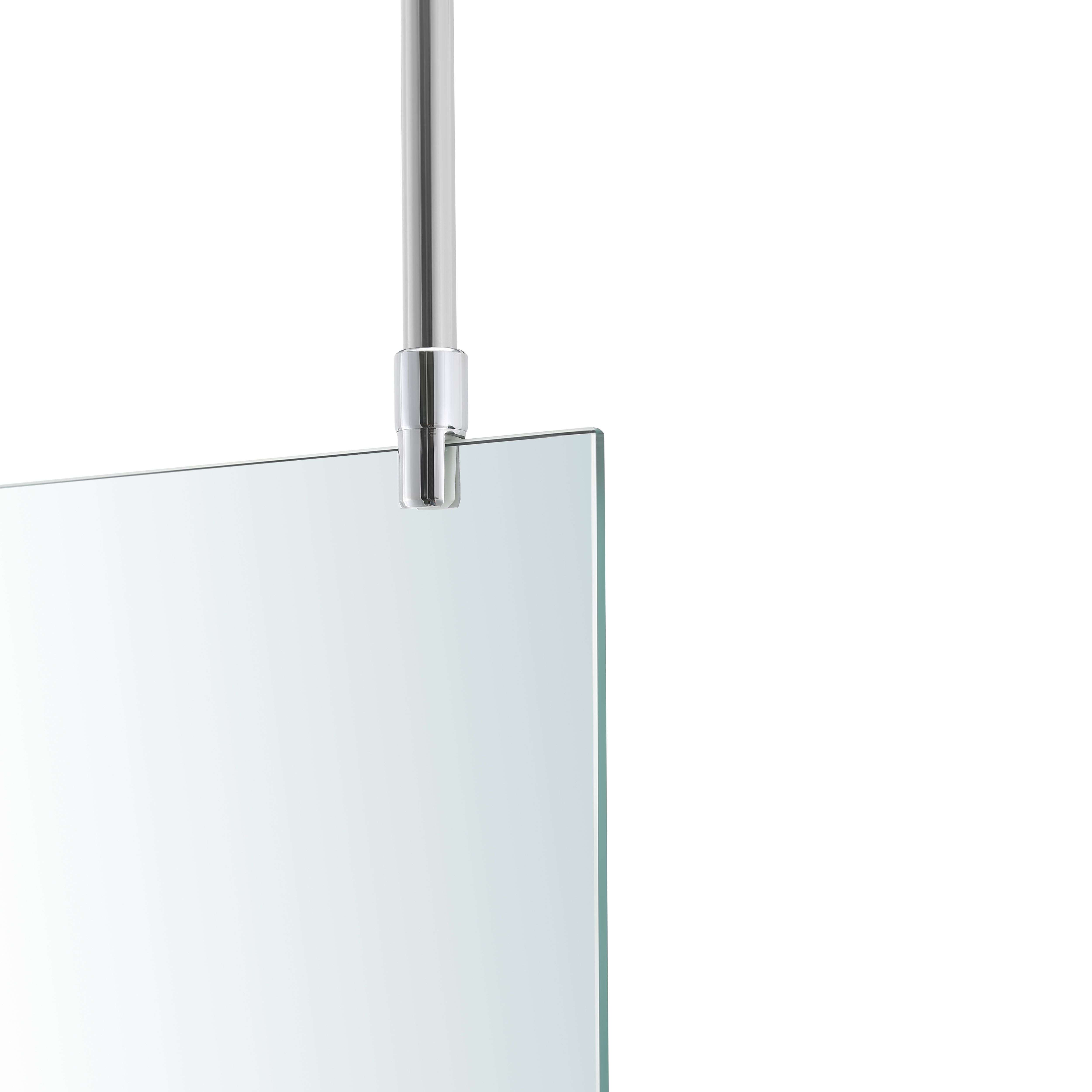 GoodHome Beloya Ceiling-mounted Support bar (L)80cm