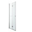GoodHome Beloya Chrome effect Clear Shower Door (H)195cm (W)80cm