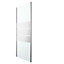 GoodHome Beloya Chrome effect Mirror Fixed Shower panel (H)195cm (W)90cm