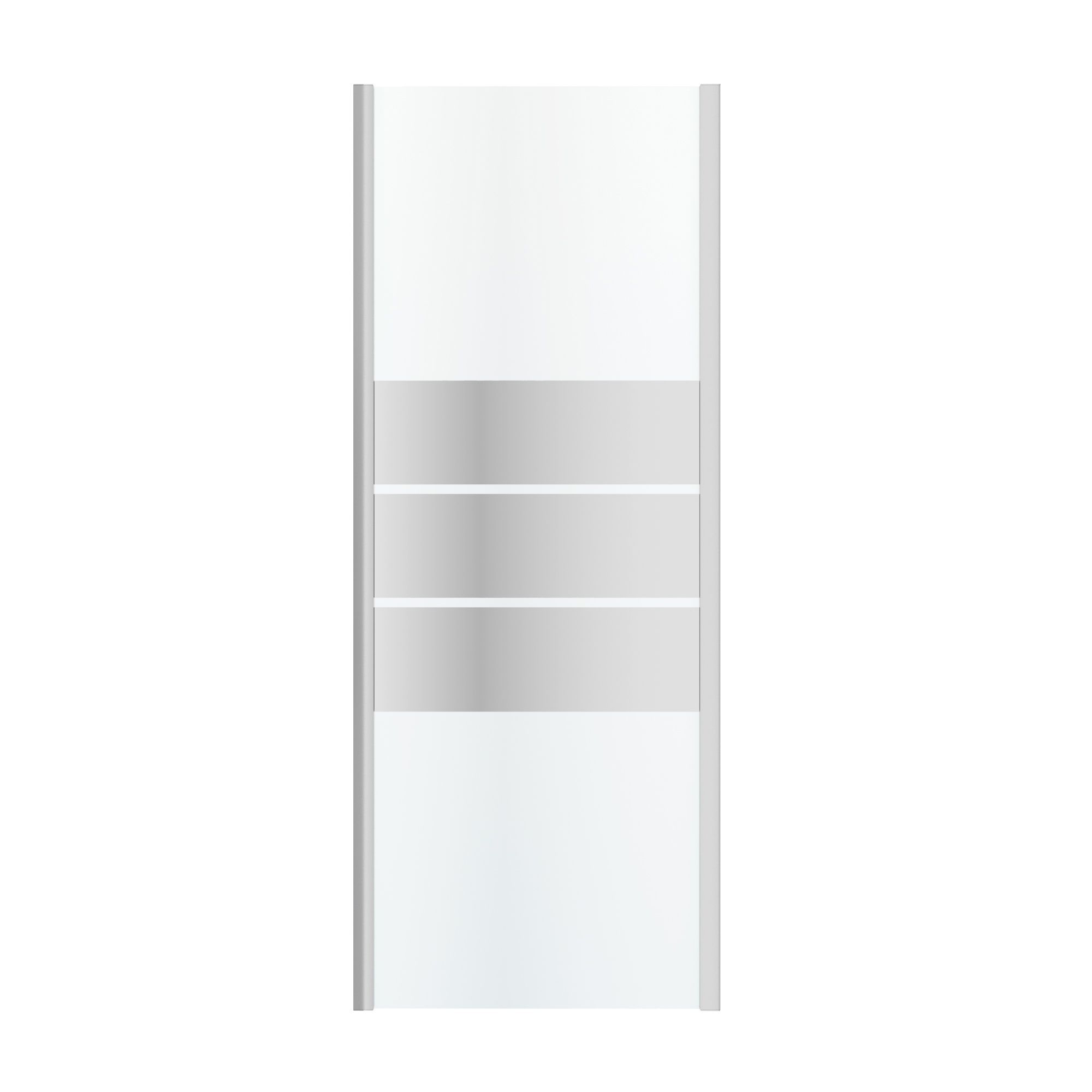 GoodHome Beloya Mirror Fixed Shower panel (H)195cm (W)76cm