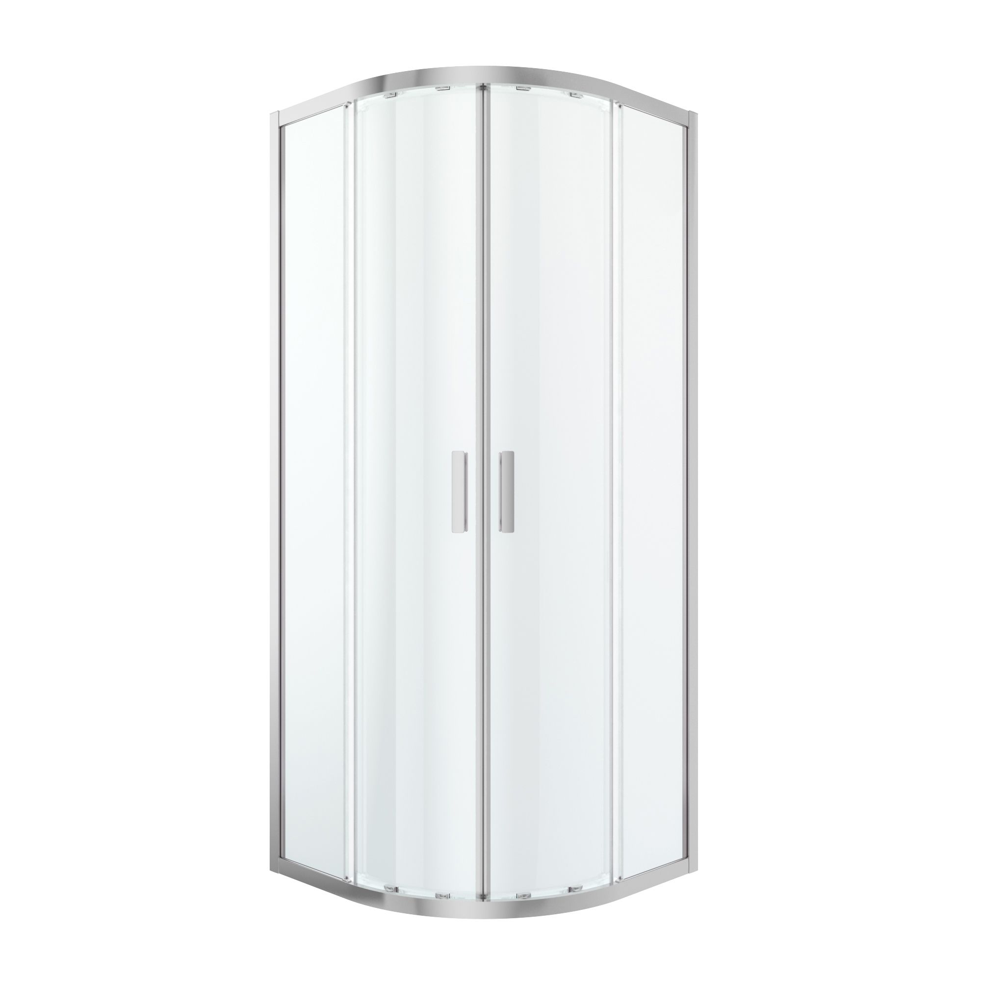 GoodHome Beloya Universal Quadrant Shower Enclosure & tray with Corner entry double sliding door