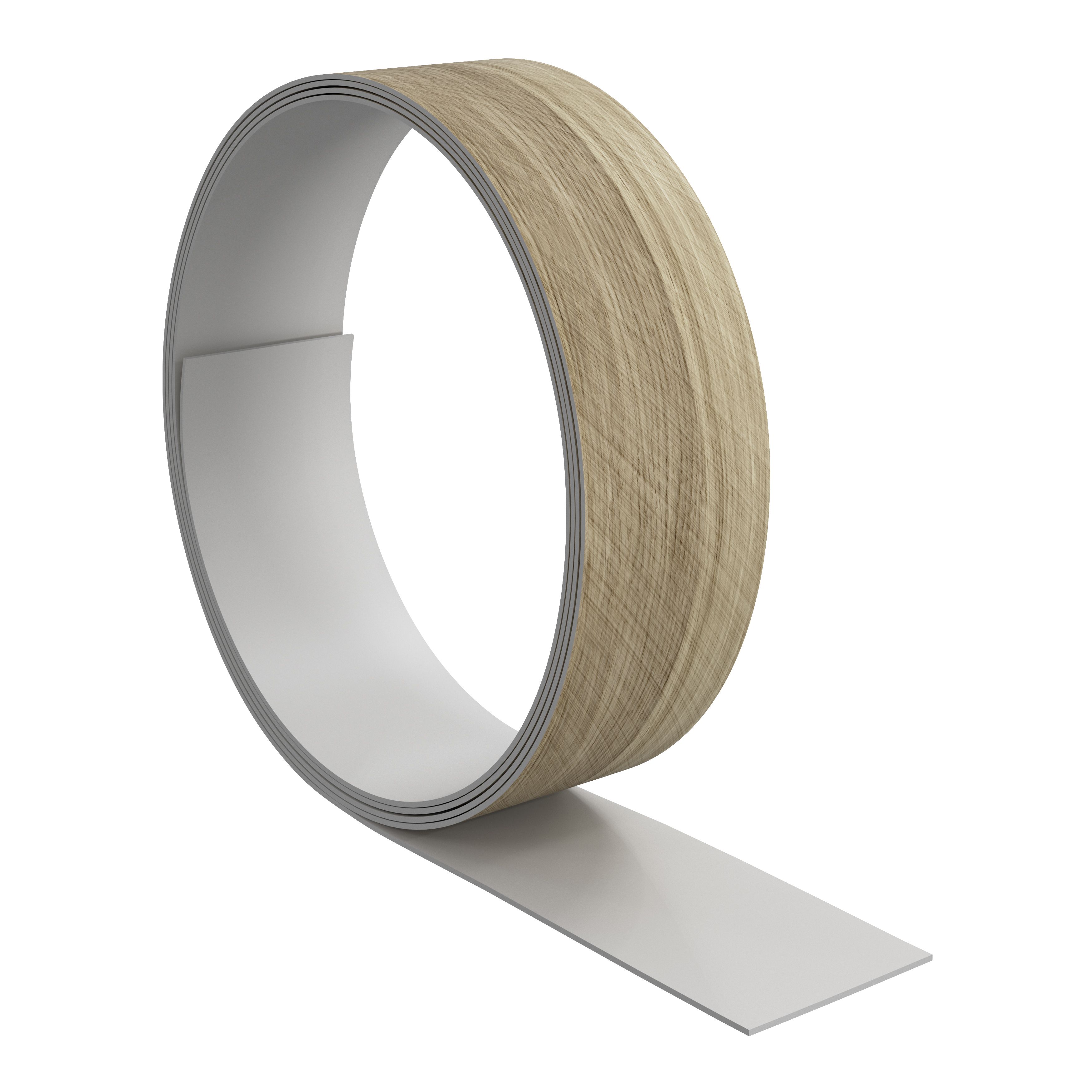 GoodHome Berberis Chevron Oak effect Worktop edging tape, (L)3m (W)42mm