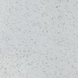 GoodHome Berberis Gloss Sparkle effect White Worktop edging tape, (L)3m