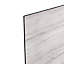 GoodHome Berberis Grey Travertine effect Laminate & particle board Back panel, (H)6000mm (W)6000mm (T)8mm