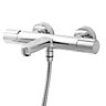 GoodHome Berrow Chrome Thermostatic Shower mixer Tap