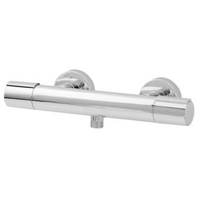 GoodHome Berrow Silver Thermostatic Tap