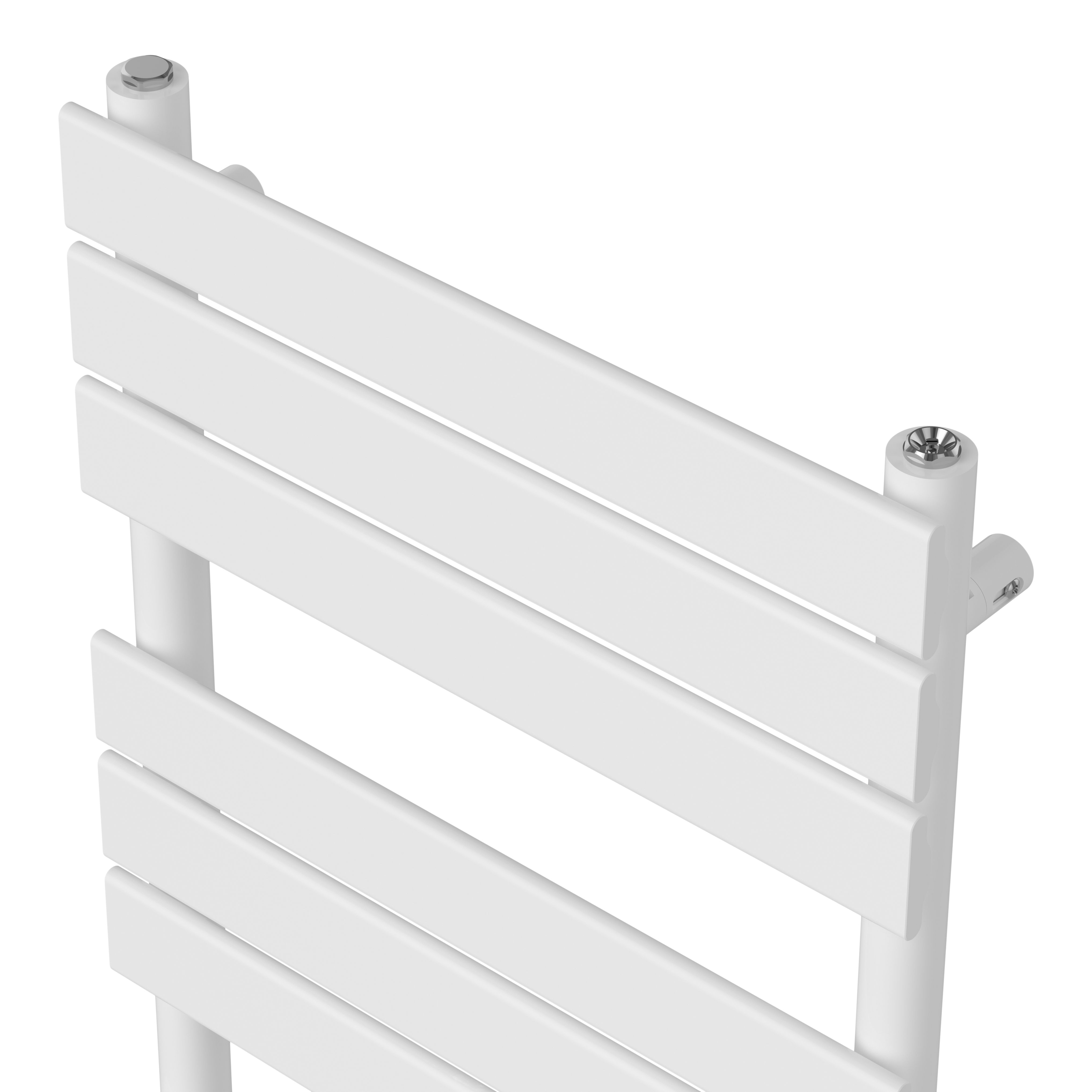 GoodHome Bezan White Electric Flat Towel warmer (W)500mm x (H)930mm