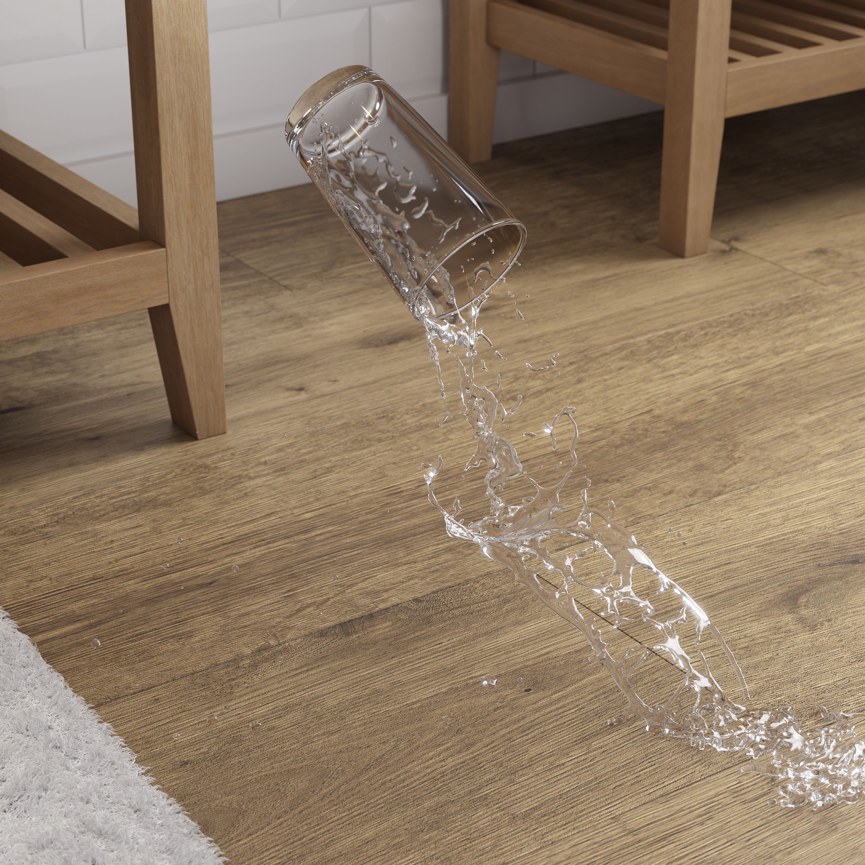 GoodHome Bicester Honey Oak effect Laminate Flooring, 1.85m²