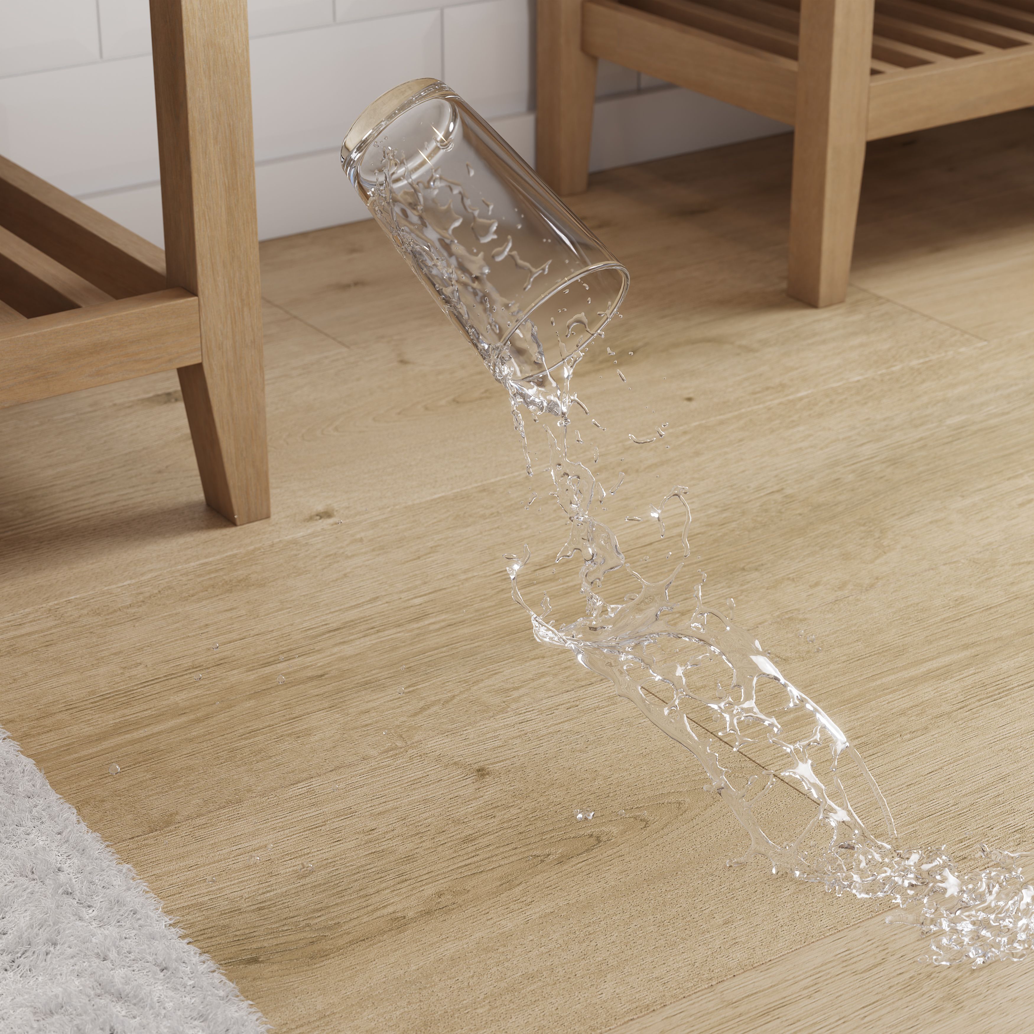 GoodHome Bicester Oak effect Laminate Flooring, 1.85m²